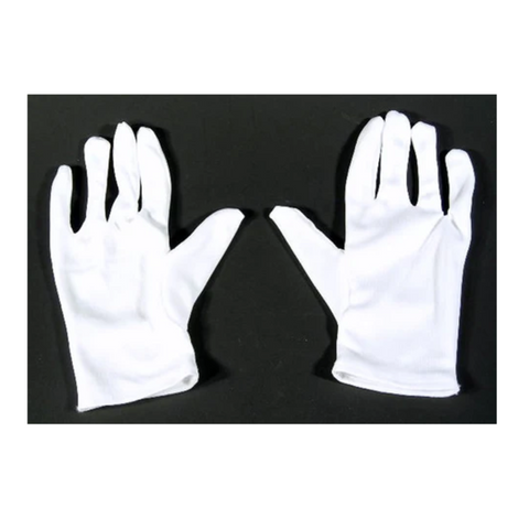 White Cotton Gloves - Pair (Dozen)