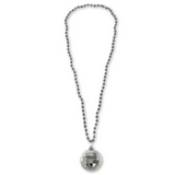 33" 7mm Silver 50mm Disco Ball Necklace (Dozen)