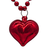 33" 7mm Heart Necklace - Assorted Colors (Dozen)