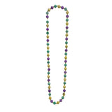 42" Purple, Green and Gold Berry Bead Necklace (Each)