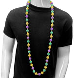 42" Purple, Green and Gold Berry Bead Necklace (Each)