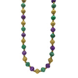42" Purple, Green and Gold Berry Bead Necklace (Each)