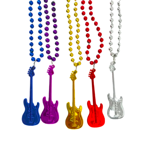 33" Guitar Necklace - Assorted Colors (Each)