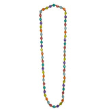 38" 12mm Clear Rainbow Bead Necklace (Each)