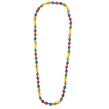 38" 12mm Clear Rainbow Bead Necklace (Each)