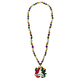 38" Crawfish and Alligator Mardi Gras Medallion Necklace (Dozen)