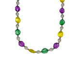 42" 20 x 26mm Diamond Shaped Purple, Green, and Yellow Necklace (Each)