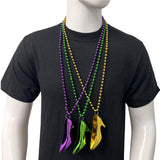33" 7mm High Heels Necklace - Assorted Colors (Dozen)