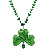 33" Green Large Clover Necklace (Each)