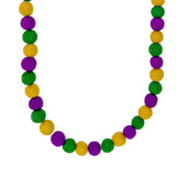 32" 13mm Eco-Friendly Purple, Green, and Yellow Felt Necklace (Each)