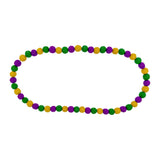 32" 13mm Eco-Friendly Purple, Green, and Yellow Felt Necklace (Each)