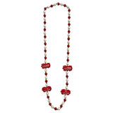 42" Crab with Red, White and Gold Beads (Each)