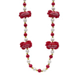 42" Crab with Red, White and Gold Beads (Each)