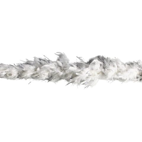 Mardi Gras White Feather Boa with Gold Foil – 318 Art Co.