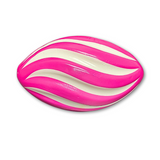 7" Pink and White Spiral Foam Football (Sack of 40)