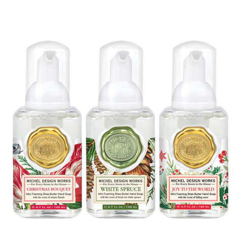 Michel Design Works Classic Christmas Mini Foaming Hand Soap Set (Each)
