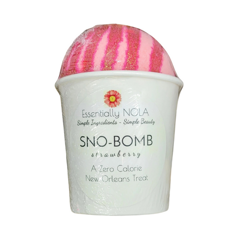 Sno Ball Bath Bombs - Strawberry  (Each)