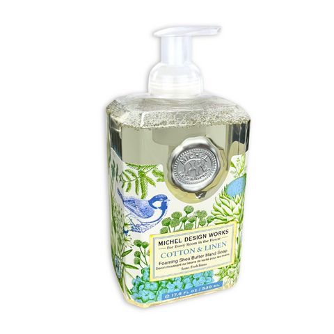 Michel Design Works Cotton & Linen Foaming Soap (Each)