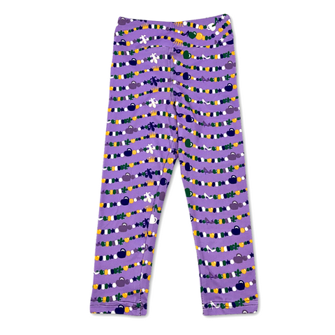 Youth Purple Beads Leggings (Each)