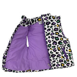 Children's Mardi Gras Leopard Puffer Vest (Each)