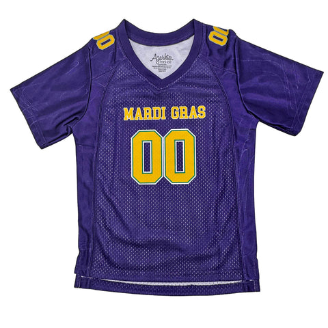 Children's Mardi Gras Football Jersey (Each)