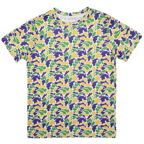 Children's Mardi Gras Camo Dri-Fit T-Shirt (Each)
