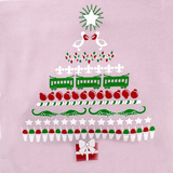 Children's Pink Cajun Christmas Tree Sweatshirt (Each)