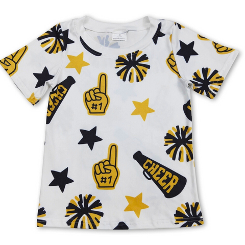 Children's Black and Gold Go Team Shirt (Each)