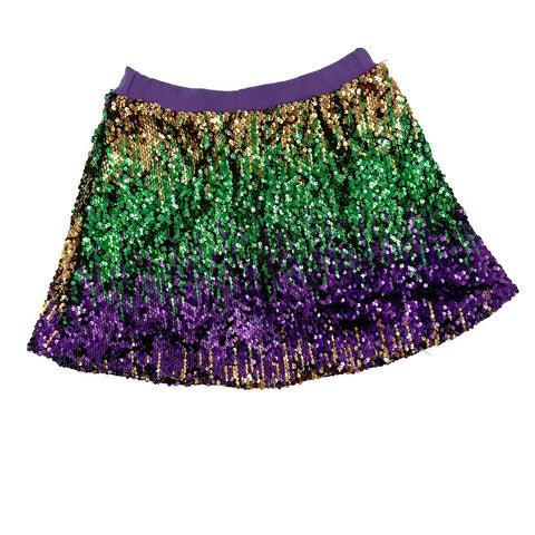 Children's Mardi Gras Sequin Skirt (Each)