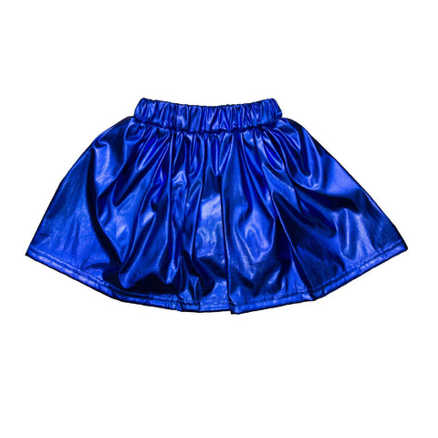 Royal Blue Metallic Skort (Each)