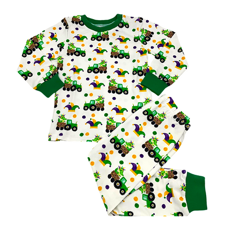 Mardi Gras Alligator Parade Pajama Set (Each)