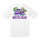 White Mardi Gras Swamp Truck T-Shirt (Each)