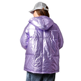 Lavender Foil Puffer Jacket (Each)