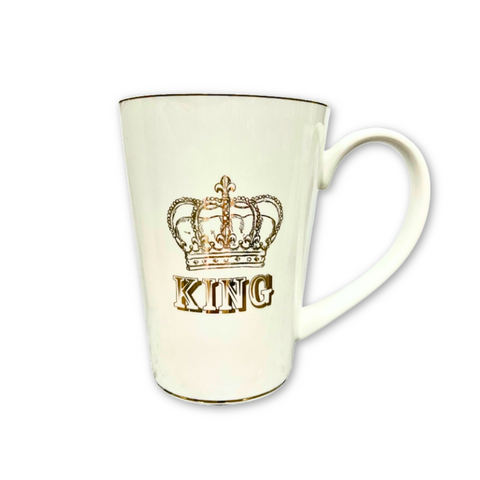 White "King" Coffee Mug (Each)