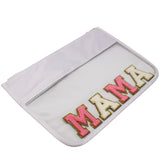 MAMA Varisty Letter Clear White Pouch (Each)