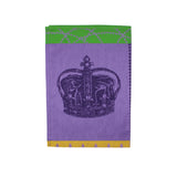 Mardi Gras Four-Panel Jacquard Tea Towel (Each)