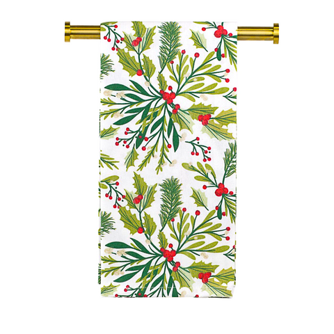 Christmas Holly Jolly Hand Towel (Each)