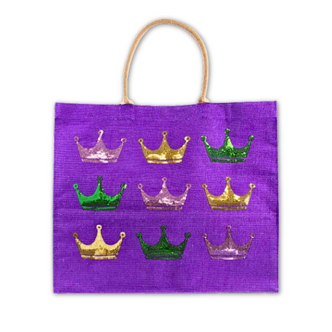 Victoria Crown Sequin Carryall Tote (Each)