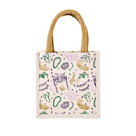 Mardi Gras Royal Parade Petite Gift Tote (Each)