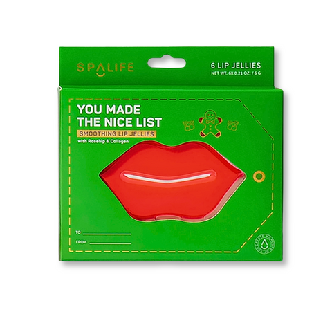 You Made the Nice List Christmas Smoothing Lip Jellies (Pack of 6)