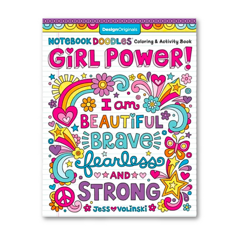 Girl Power Doodles Coloring Book (Each)