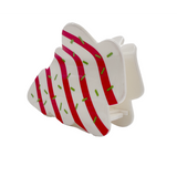 Large Little Debbie Christmas Tree Cake Hair Clip (Each)