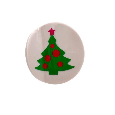 Small Christmas Cookie Duel Sided Hair Clip (Each)