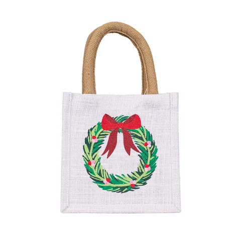 Christmas Clara Wreath Petite Gift Tote (Each)