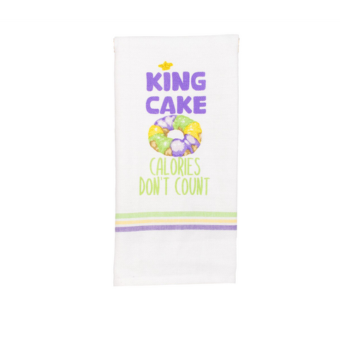 King Cake Calories Don't Count Hand Towel (Each)