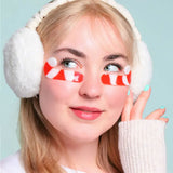 Christmas Candy Cane Depuffing Undereye Masks (Pack of 16 Patches)