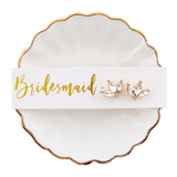 Bridesmaid Trinket Tray & Earring Set (Each)