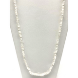 27" Clear Glass Bead Necklace (Dozen)