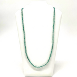 27" Green Single Strand Glass Bead Necklace (Dozen)