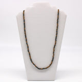 27" Green Gold Glass Beads Necklace (Dozen)